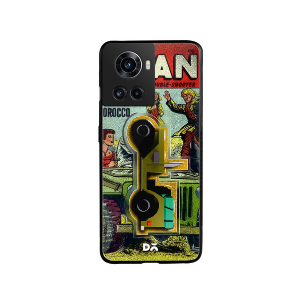 

DailyObjects Battle Jeep Glass Case Cover For OnePlus 10R