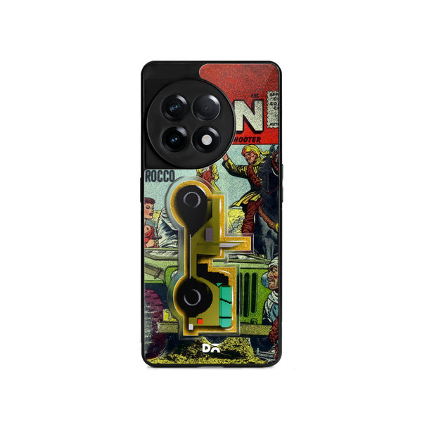 

DailyObjects Battle Jeep Glass Case Cover For OnePlus 11R