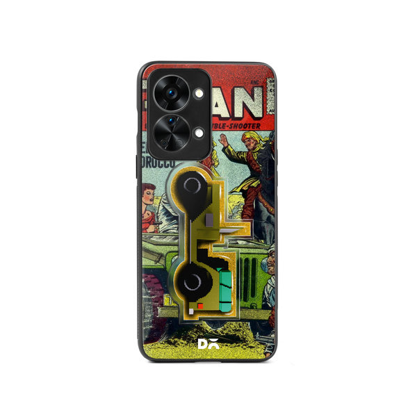 

DailyObjects Battle Jeep Glass Case Cover For OnePlus Nord 2T