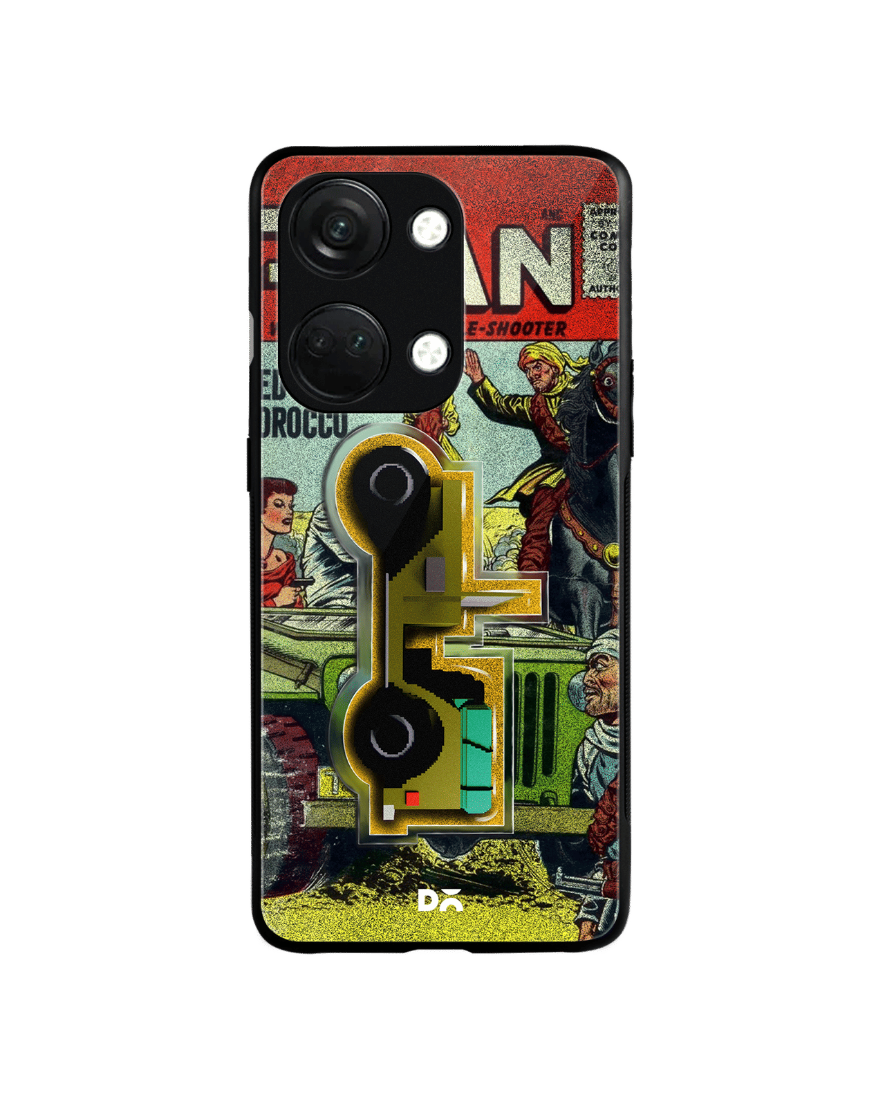 Battle Jeep Glass Case Cover For OnePlus Nord 3