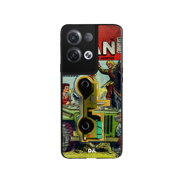 

DailyObjects Battle Jeep Glass Case Cover For Oppo Reno 8 Pro Plus
