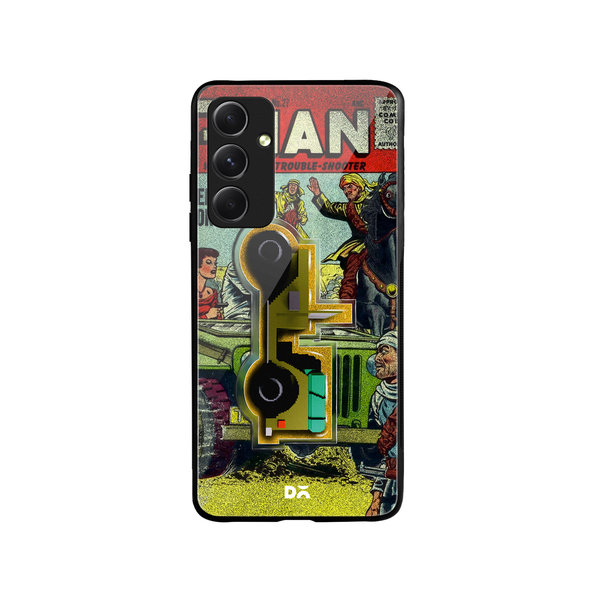 

DailyObjects Battle Jeep Glass Case Cover For Samsung Galaxy A54 5G