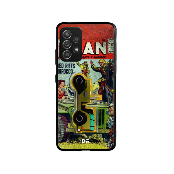 

DailyObjects Battle Jeep Glass Case Cover For Samsung Galaxy A73