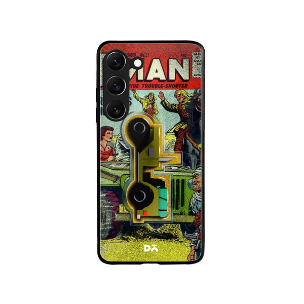 

DailyObjects Battle Jeep Glass Case Cover For Samsung Galaxy S23 Plus