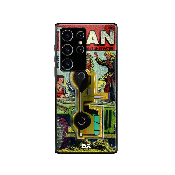 

DailyObjects Battle Jeep Glass Case Cover For Samsung Galaxy S23 Ultra