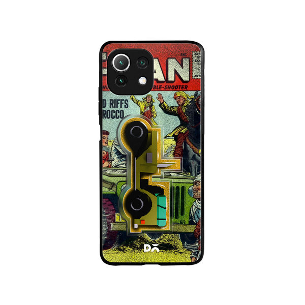 

DailyObjects Battle Jeep Glass Case Cover For Xiaomi Mi 11 Lite