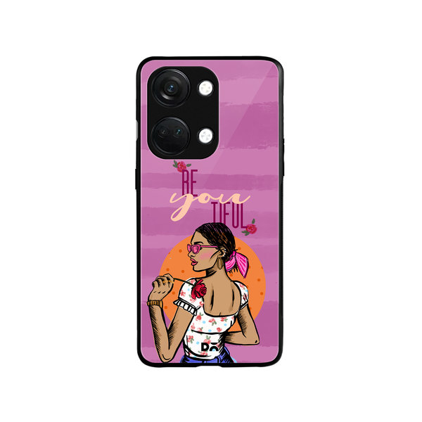

DailyObjects Be You Tiful Glass Case Cover For OnePlus Nord 3