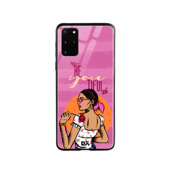 

DailyObjects Be You Tiful Glass Case Cover For Samsung Galaxy S20 Plus
