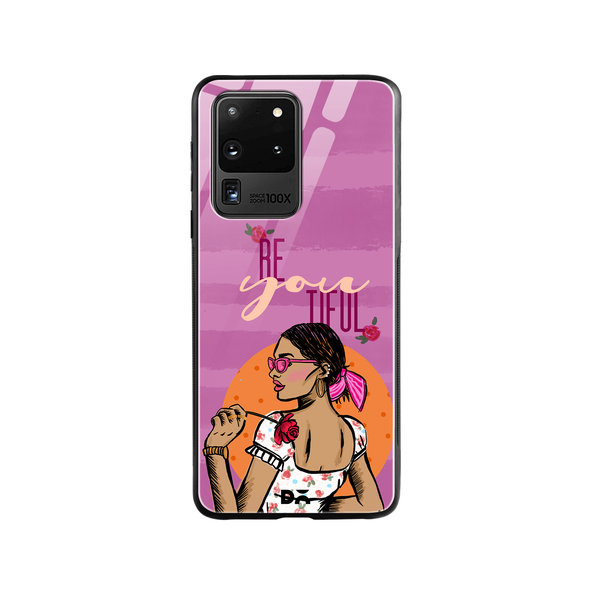 

DailyObjects Be You Tiful Glass Case Cover For Samsung Galaxy S20 Ultra