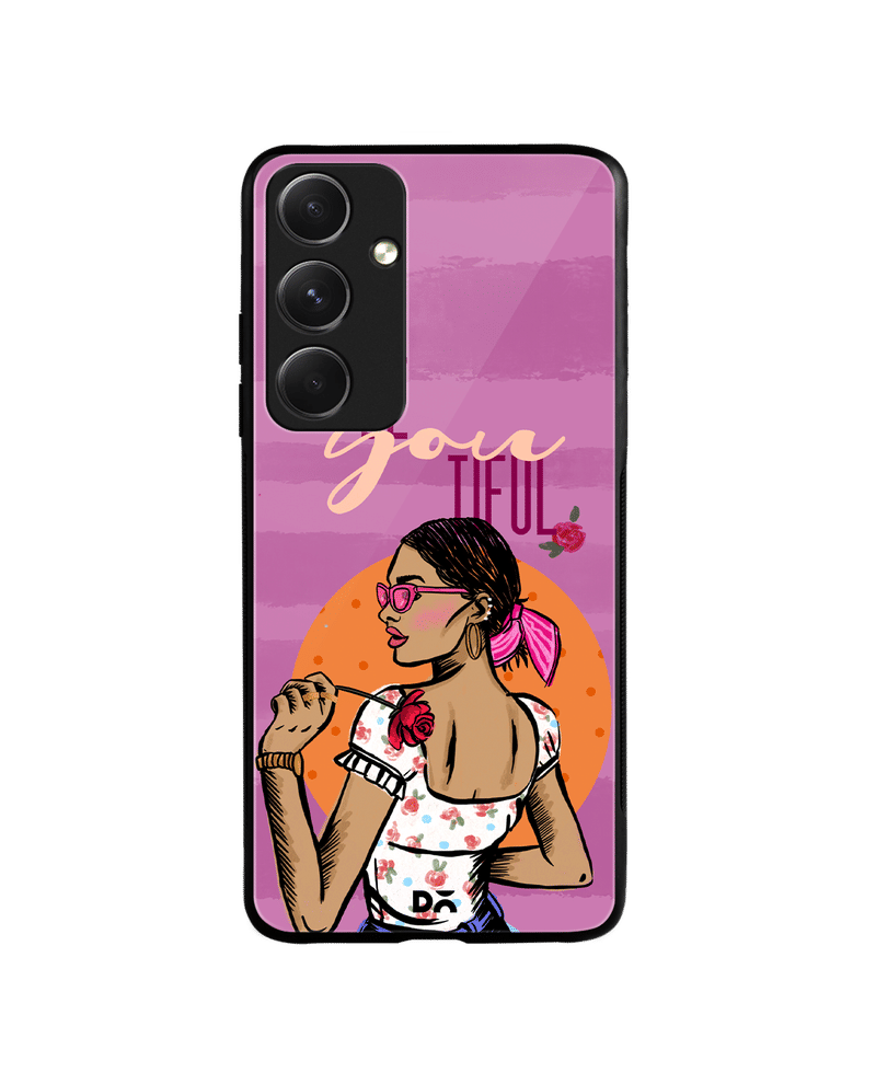 Be You Tiful Glass Case Cover For Samsung Galaxy S24 Plus