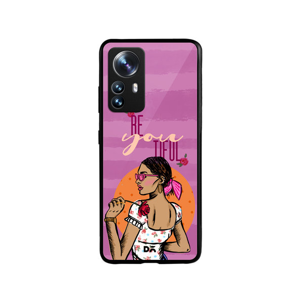 

DailyObjects Be You Tiful Glass Case Cover For Xiaomi 12 Pro