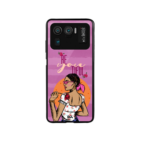 

DailyObjects Be You Tiful Glass Case Cover For Xiaomi Mi 11 Ultra
