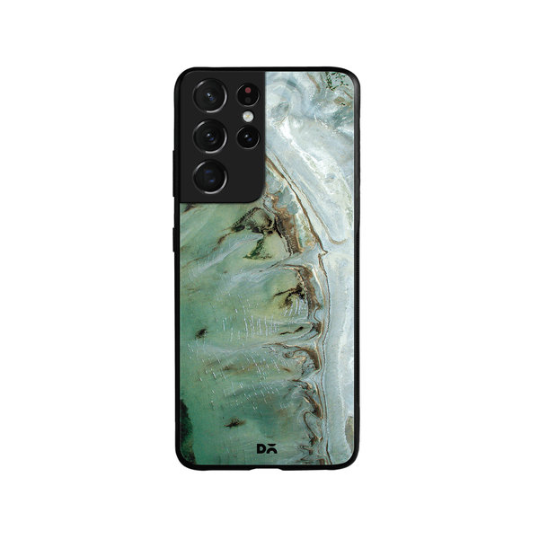 

DailyObjects Beach Marble Glass Case Cover For Samsung Galaxy S21 Ultra