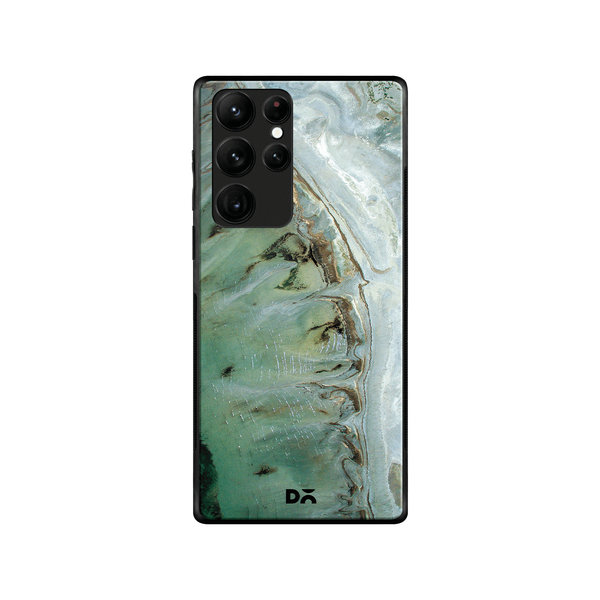 

DailyObjects Beach Marble Glass Case Cover For Samsung Galaxy S22 Ultra