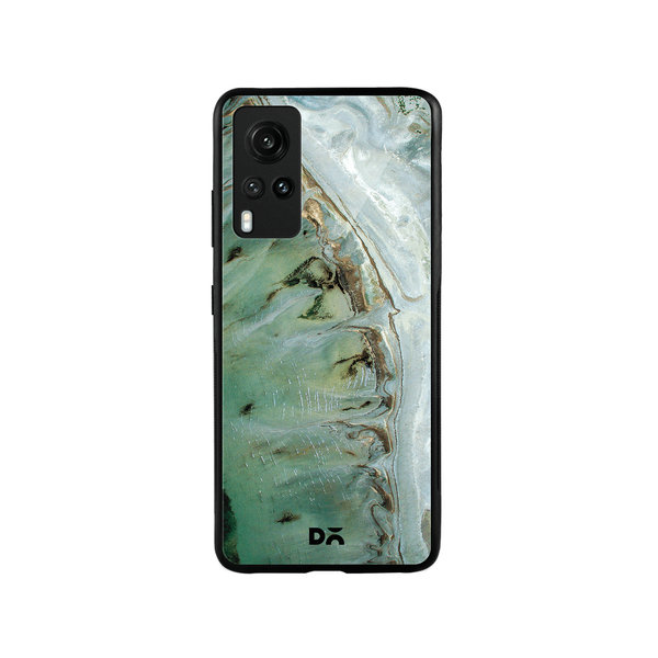 

DailyObjects Beach Marble Glass Case Cover For Vivo X60