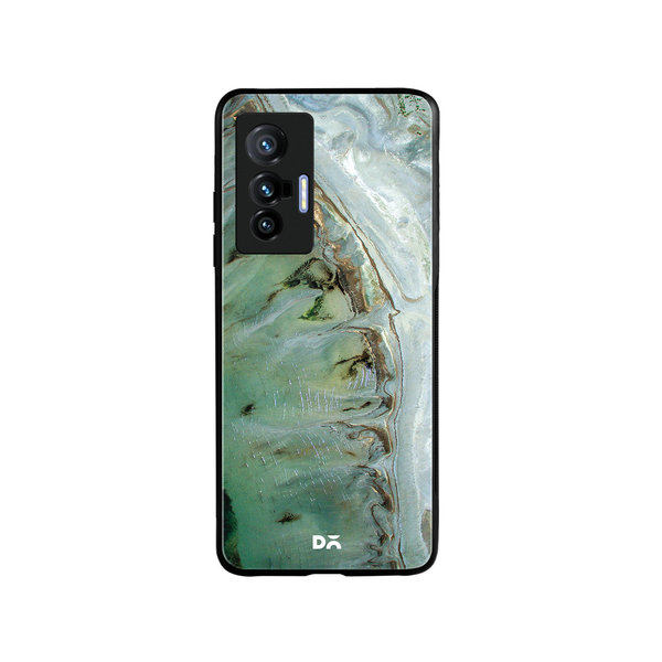 

DailyObjects Beach Marble Glass Case Cover For Vivo X70