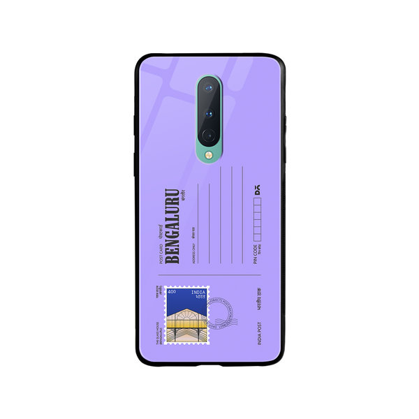 

DailyObjects Bengaluru Glass House Postcard Glass Case Cover For OnePlus 8