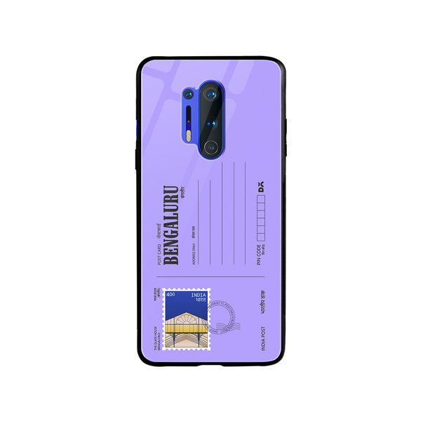 

DailyObjects Bengaluru Glass House Postcard Glass Case Cover For OnePlus 8 Pro