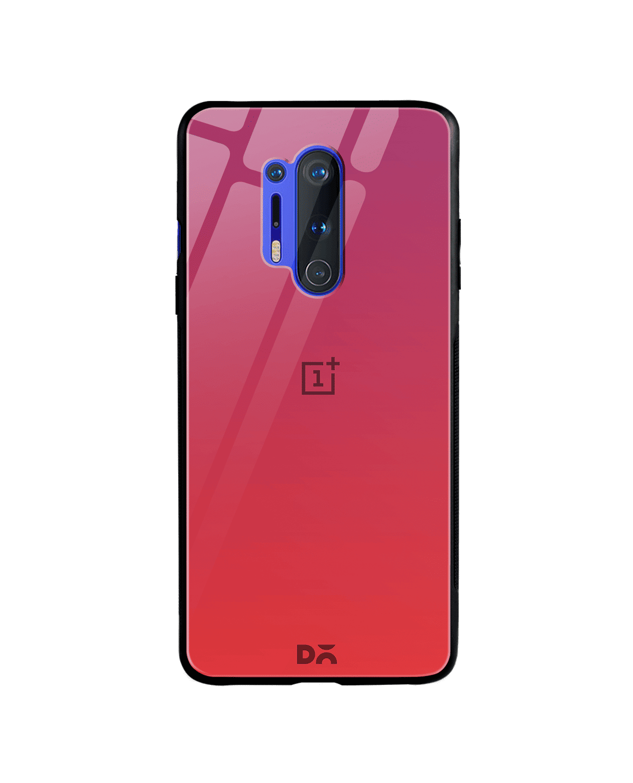 Berry Gradient Glass Case Cover For OnePlus 8 Pro