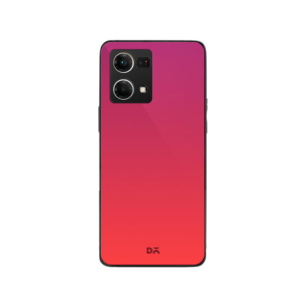 DailyObjects Berry Gradient Glass Case Cover For Oppo F21 Pro