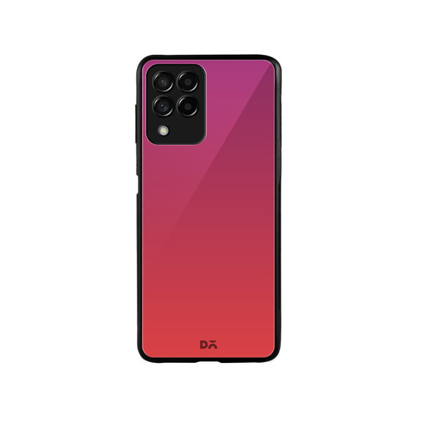 DailyObjects Berry Gradient Glass Case Cover For Samsung Galaxy M53