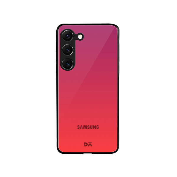 

DailyObjects Berry Gradient Glass Case Cover For Samsung Galaxy S23 Plus