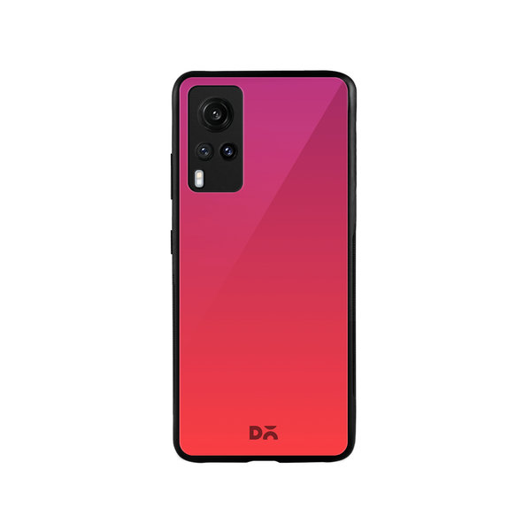 

DailyObjects Berry Gradient Glass Case Cover For Vivo X60