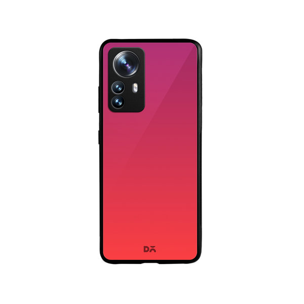 

DailyObjects Berry Gradient Glass Case Cover For Xiaomi 12 Pro