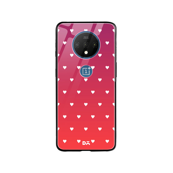 

DailyObjects Berry Hearts Glass Case Cover For OnePlus 7T