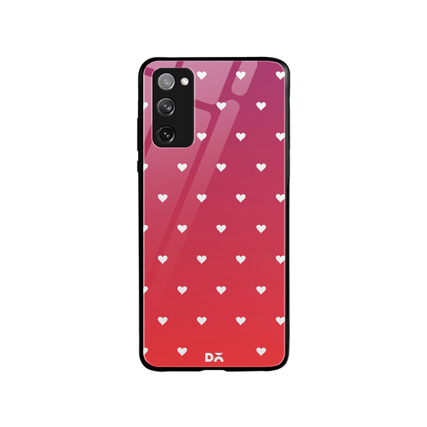 

DailyObjects Berry Hearts Glass Case Cover For Samsung Galaxy S20 FE