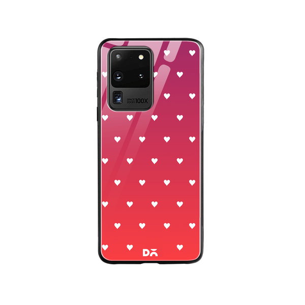 

DailyObjects Berry Hearts Glass Case Cover For Samsung Galaxy S20 Ultra