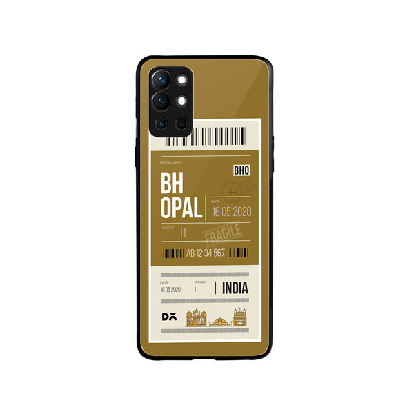 

DailyObjects Bhopal City Tag Glass Case Cover For OnePlus 9R