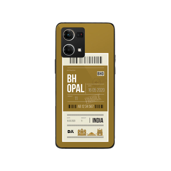 

DailyObjects Bhopal City Tag Glass Case Cover For Oppo F21 Pro