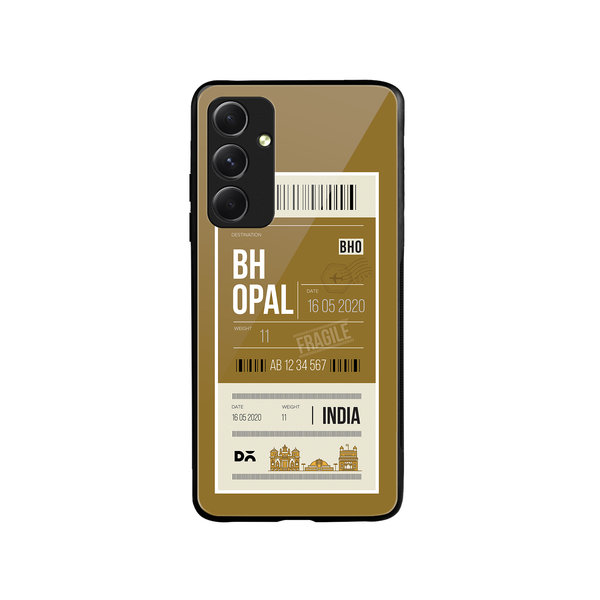 

DailyObjects Bhopal City Tag Glass Case Cover For Samsung Galaxy A54 5G