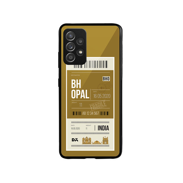 

DailyObjects Bhopal City Tag Glass Case Cover For Samsung Galaxy A73
