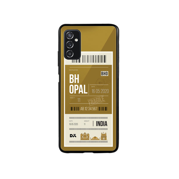 

DailyObjects Bhopal City Tag Glass Case Cover For Samsung Galaxy M52