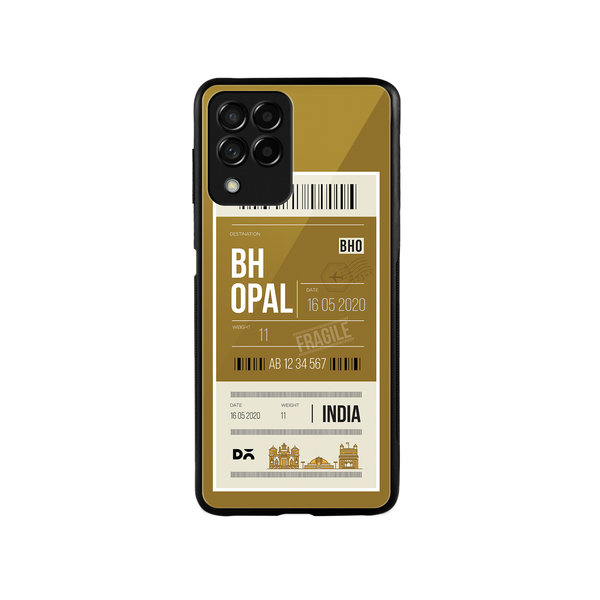 

DailyObjects Bhopal City Tag Glass Case Cover For Samsung Galaxy M53