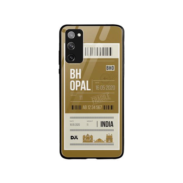 

DailyObjects Bhopal City Tag Glass Case Cover For Samsung Galaxy S20 FE
