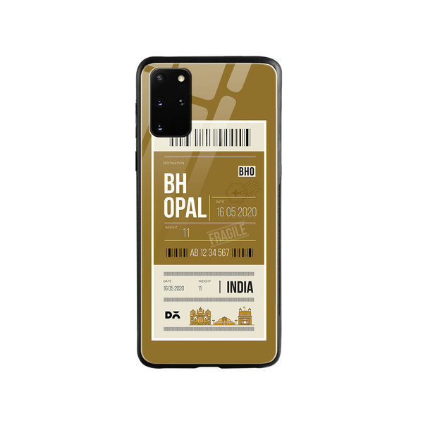 

DailyObjects Bhopal City Tag Glass Case Cover For Samsung Galaxy S20 Plus