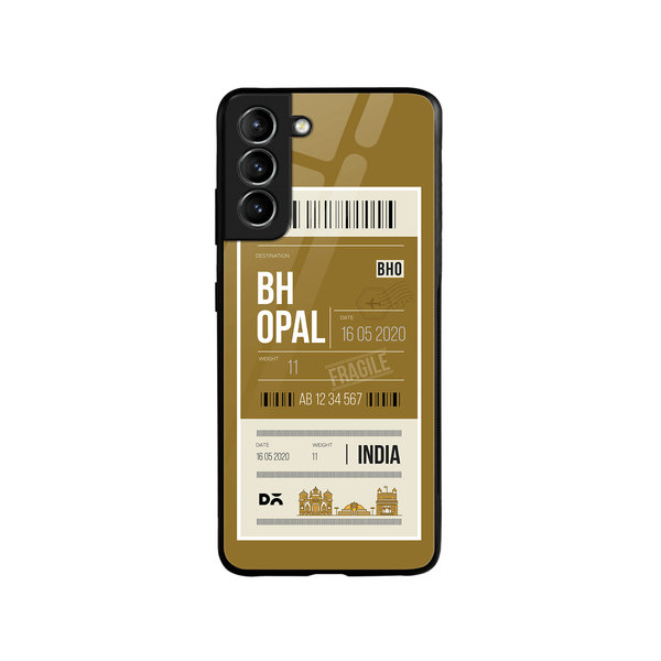 

DailyObjects Bhopal City Tag Glass Case Cover For Samsung Galaxy S21 FE