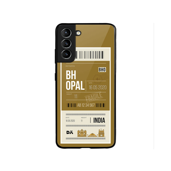 

DailyObjects Bhopal City Tag Glass Case Cover For Samsung Galaxy S22 Plus