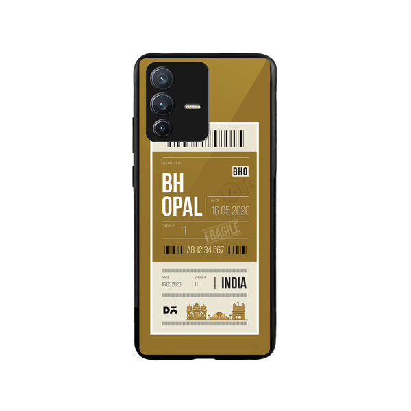 

DailyObjects Bhopal City Tag Glass Case Cover For Vivo V23