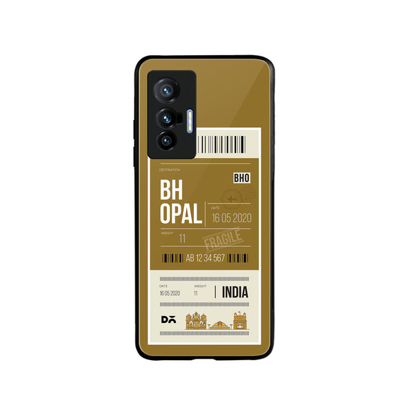 

DailyObjects Bhopal City Tag Glass Case Cover For Vivo X70