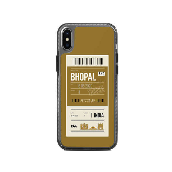 

DailyObjects Bhopal City Tag Stride 2.0 Case Cover For iPhone XS