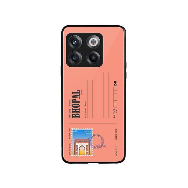 

DailyObjects Bhopal Moti Masjid Postcard Glass Case Cover For OnePlus 10T