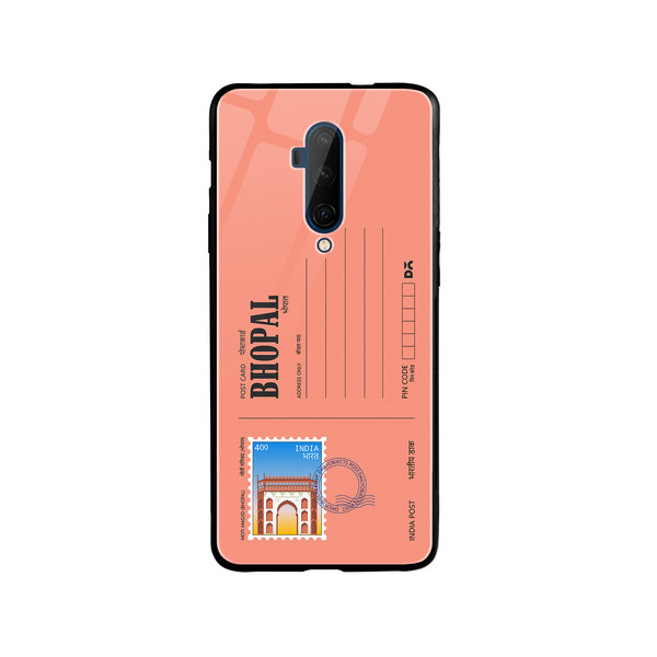 

DailyObjects Bhopal Moti Masjid Postcard Glass Case Cover For OnePlus 7T Pro