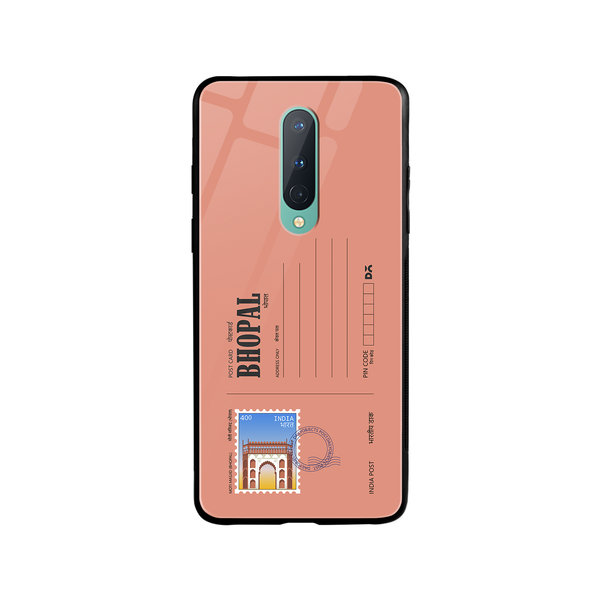 

DailyObjects Bhopal Moti Masjid Postcard Glass Case Cover For OnePlus 8