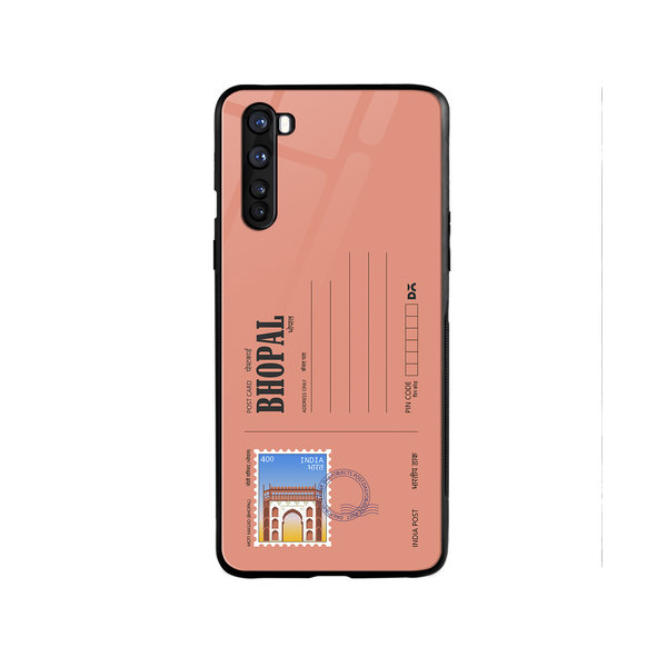 

DailyObjects Bhopal Moti Masjid Postcard Glass Case Cover For OnePlus Nord