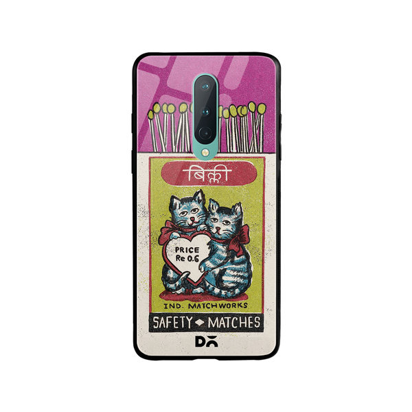 

DailyObjects Billi Matchbox Glass Case Cover For OnePlus 8