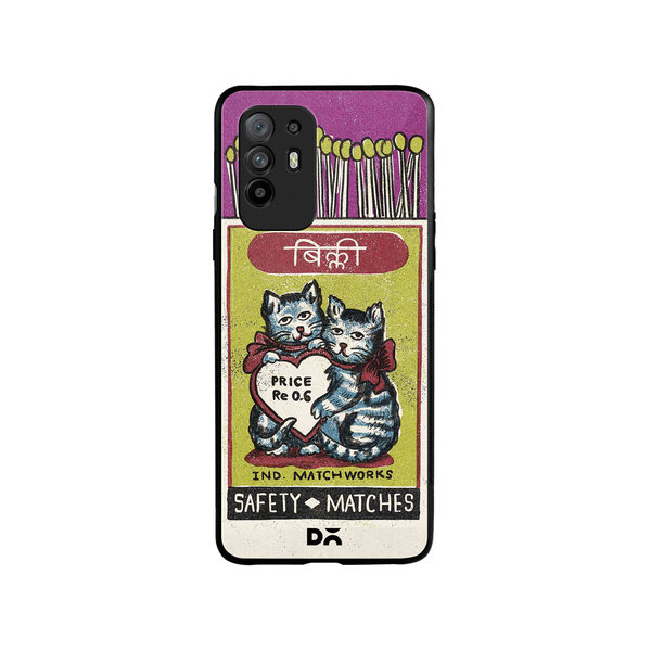 

DailyObjects Billi Matchbox Glass Case Cover For Oppo F19 Pro Plus